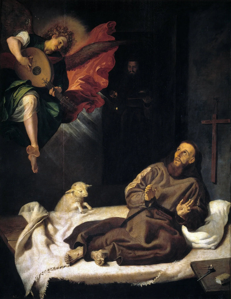 Święty Franciszek pocieszony przez anioła - Francisco Ribalta
