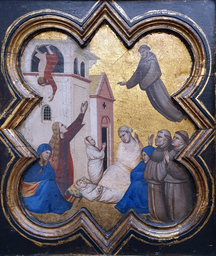 Święty Franciszek wskrzesza dziecko - Taddeo Gaddi