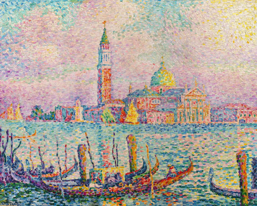 Święty Jerzy. Zachód słońca (Wenecja) - Paul Signac