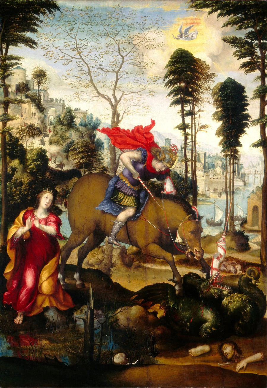 Święty Jerzy i smok - Il Sodoma (Giovanni Antonio Bazzi)