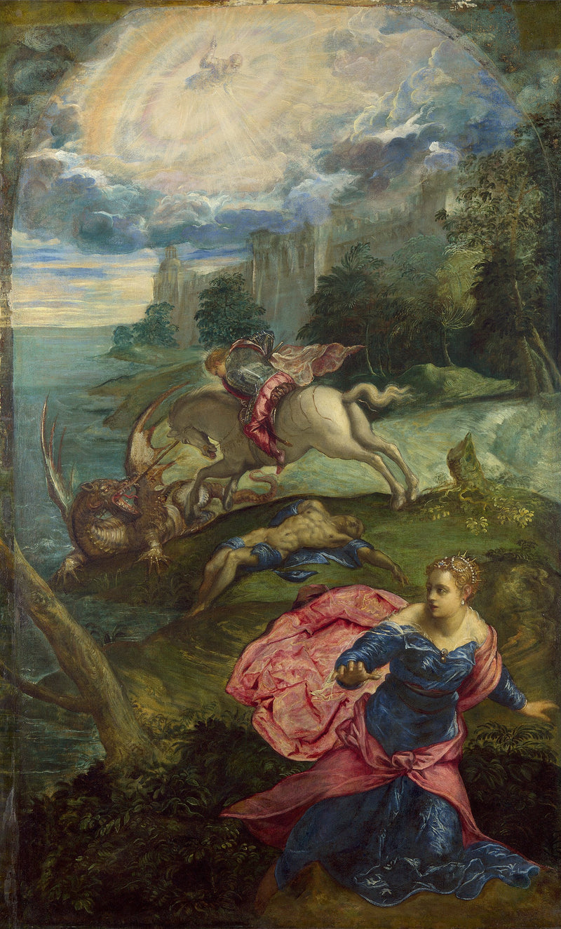 Święty Jerzy i smok - Jacopo Tintoretto
