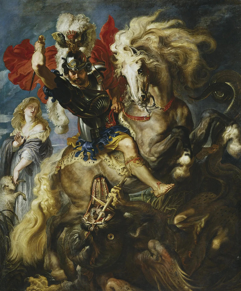 Święty Jerzy i smok - Peter Paul Rubens