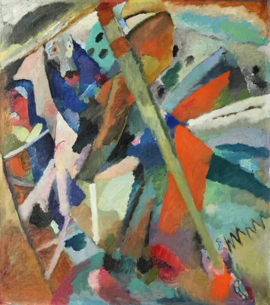 Święty Jerzy (II) - Wasilij Kandinsky
