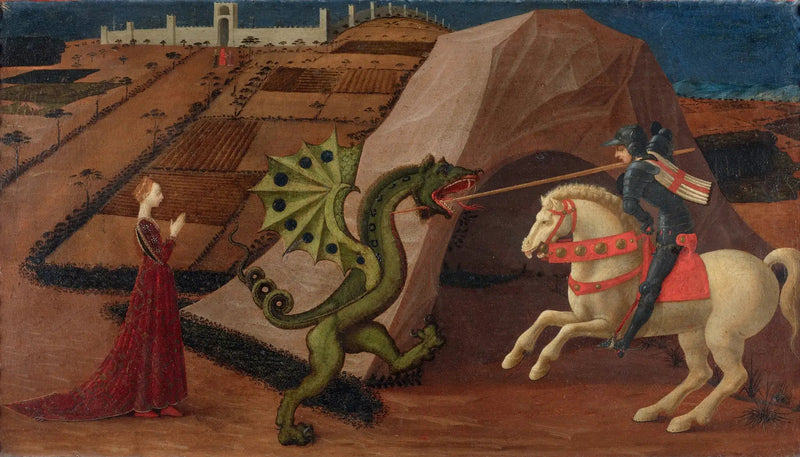 Święty Jerzy pokonujący smoka - Paolo Uccello