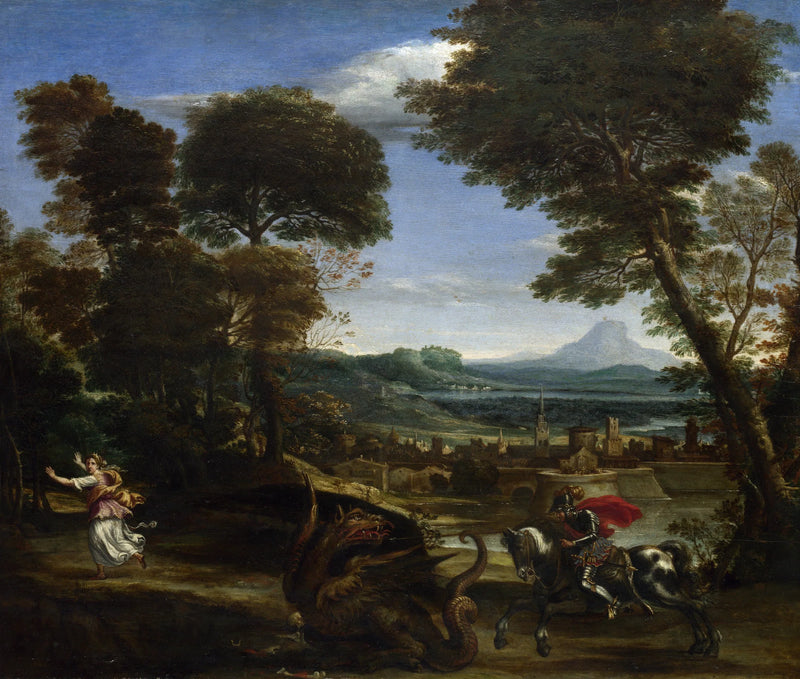 Święty Jerzy zabijający smoka - Domenichino