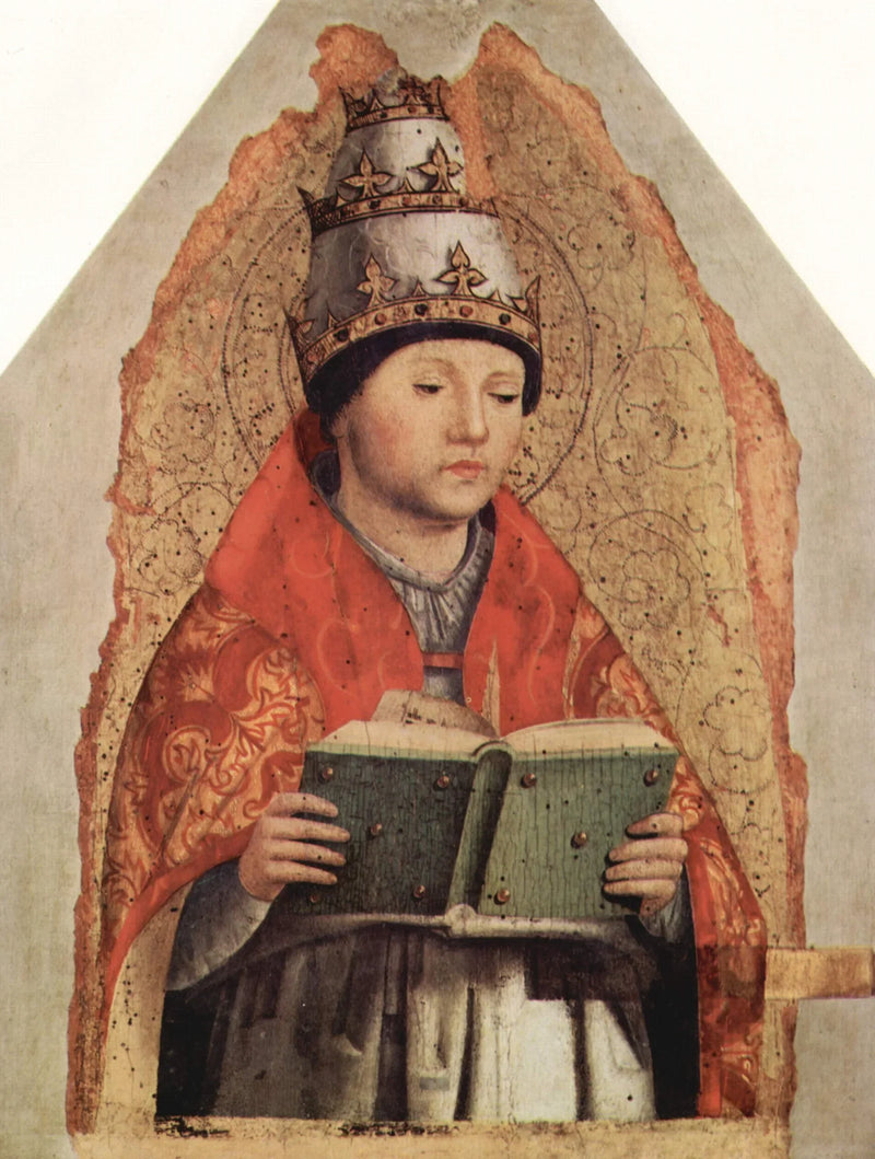 święty Grzegorz - Antonello z Messyny