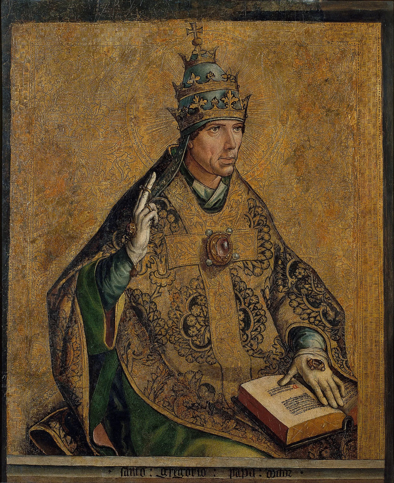Święty Grzegorz Papież - Pedro Berruguete