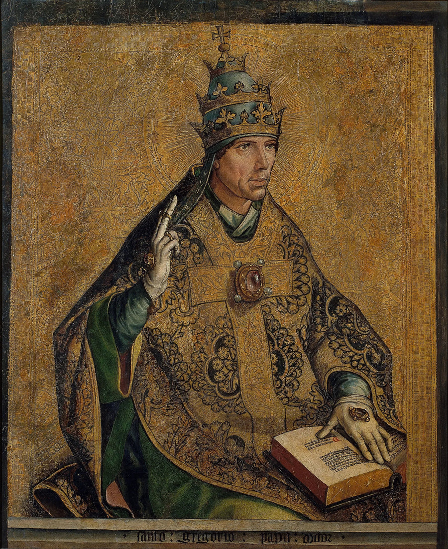 Święty Grzegorz Papież - Pedro Berruguete