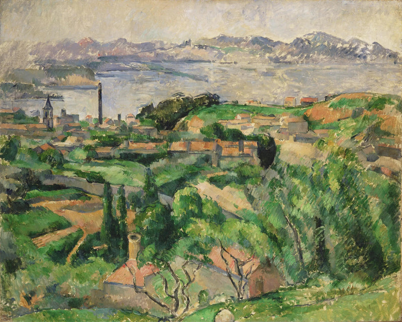 Święty Henryk i zatoka Marsylii - Paul Cézanne
