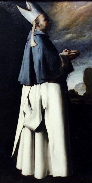 Święty Hugues, biskup Grenoble - Francisco de Zurbarán