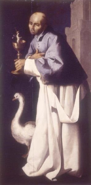 Święty Hugues, biskup Lincoln - Francisco de Zurbarán