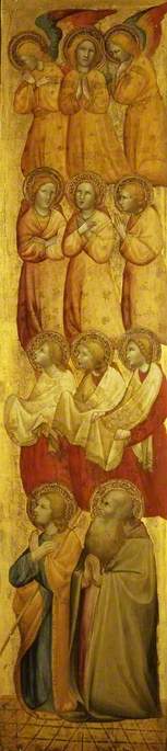 Święty Jakub i (?) Święty Andrzej z aniołami - Olivuccio di Ciccarello