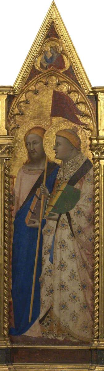 Saint Jacques le Majeur et Saint Étienne (polyptyque panneau 5 sur 5) - Bernardo Daddi - Alpha Reproduction