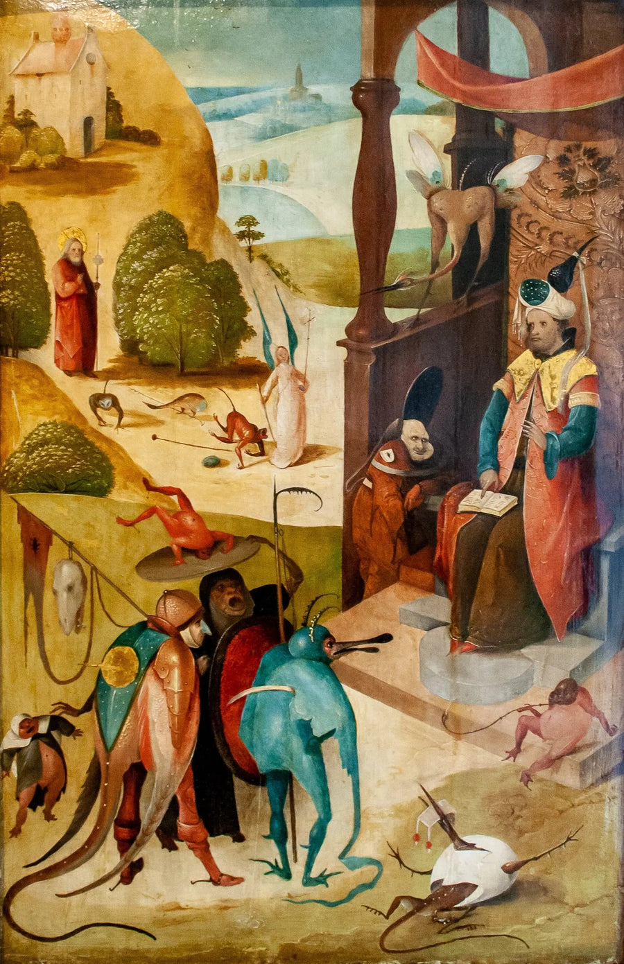 Święty Jakub Starszy i mag Hermogenes - Hieronymus Bosch