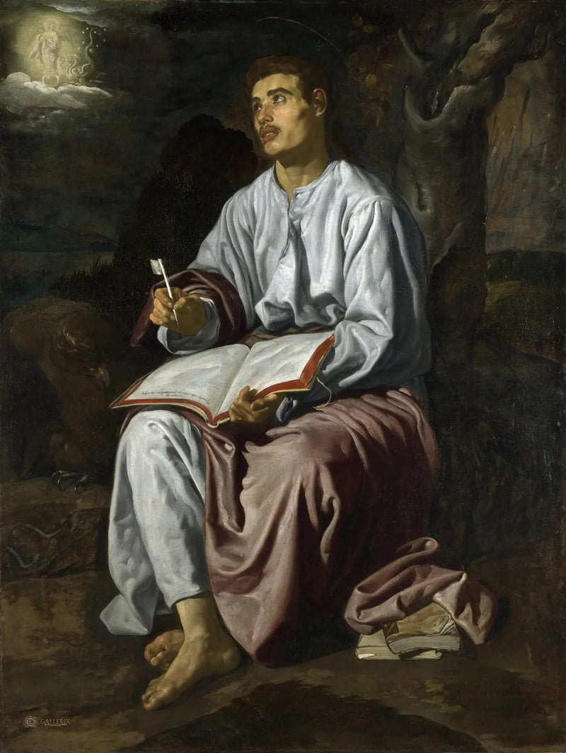 Święty Jan na Patmos - Diego Velázquez