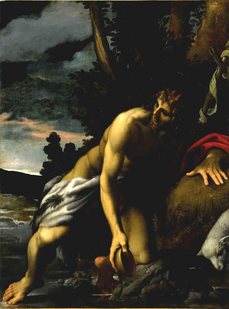 Święty Jan Chrzciciel u źródła - Ludovico Carracci