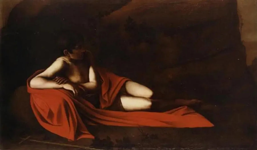 Święty Jan Chrzciciel leżący - Caravaggio