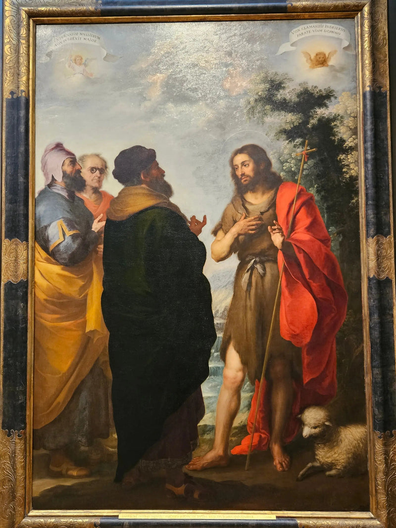 Święty Jan Chrzciciel z pisarzami i faryzeuszami - Bartolomé Esteban Murillo