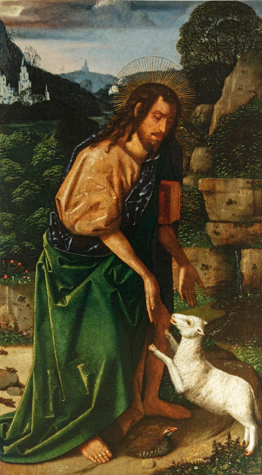 Święty Jan Chrzciciel - Bartolomé Bermejo