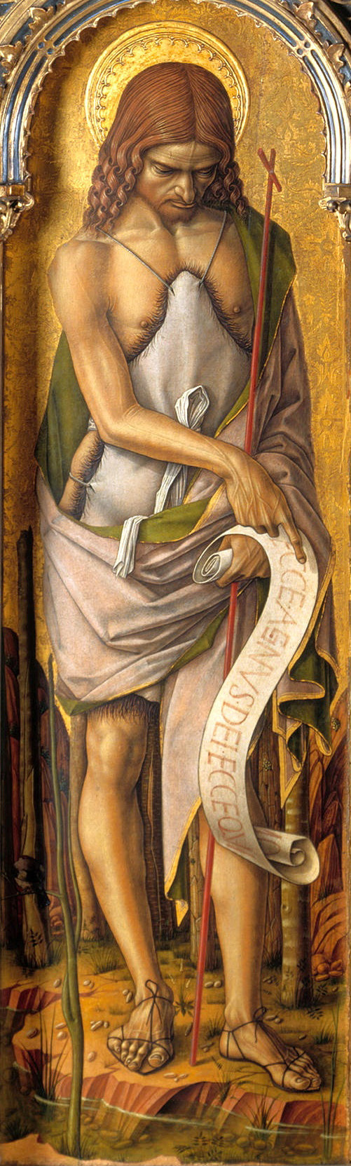 Święty Jan Chrzciciel - Carlo Crivelli