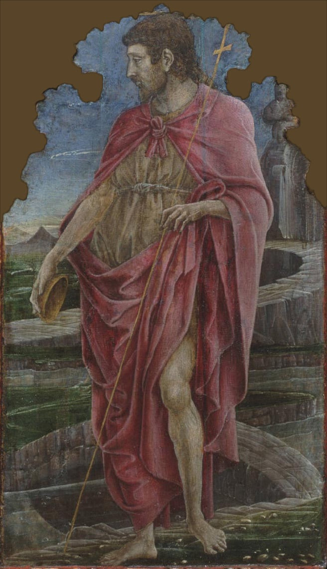 Święty Jan Chrzciciel - Cosme Tura
