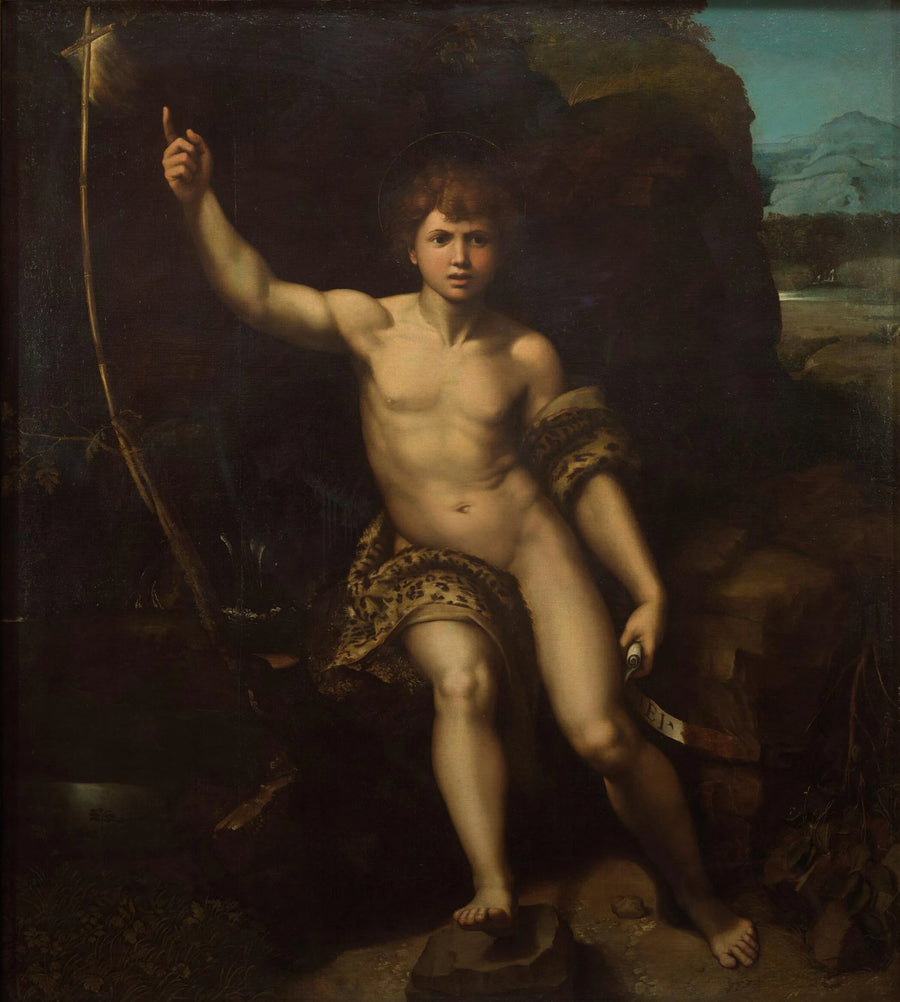 Saint Jean-Baptiste dans le désert (Galeries des Offices) - Raphaël Sanzio