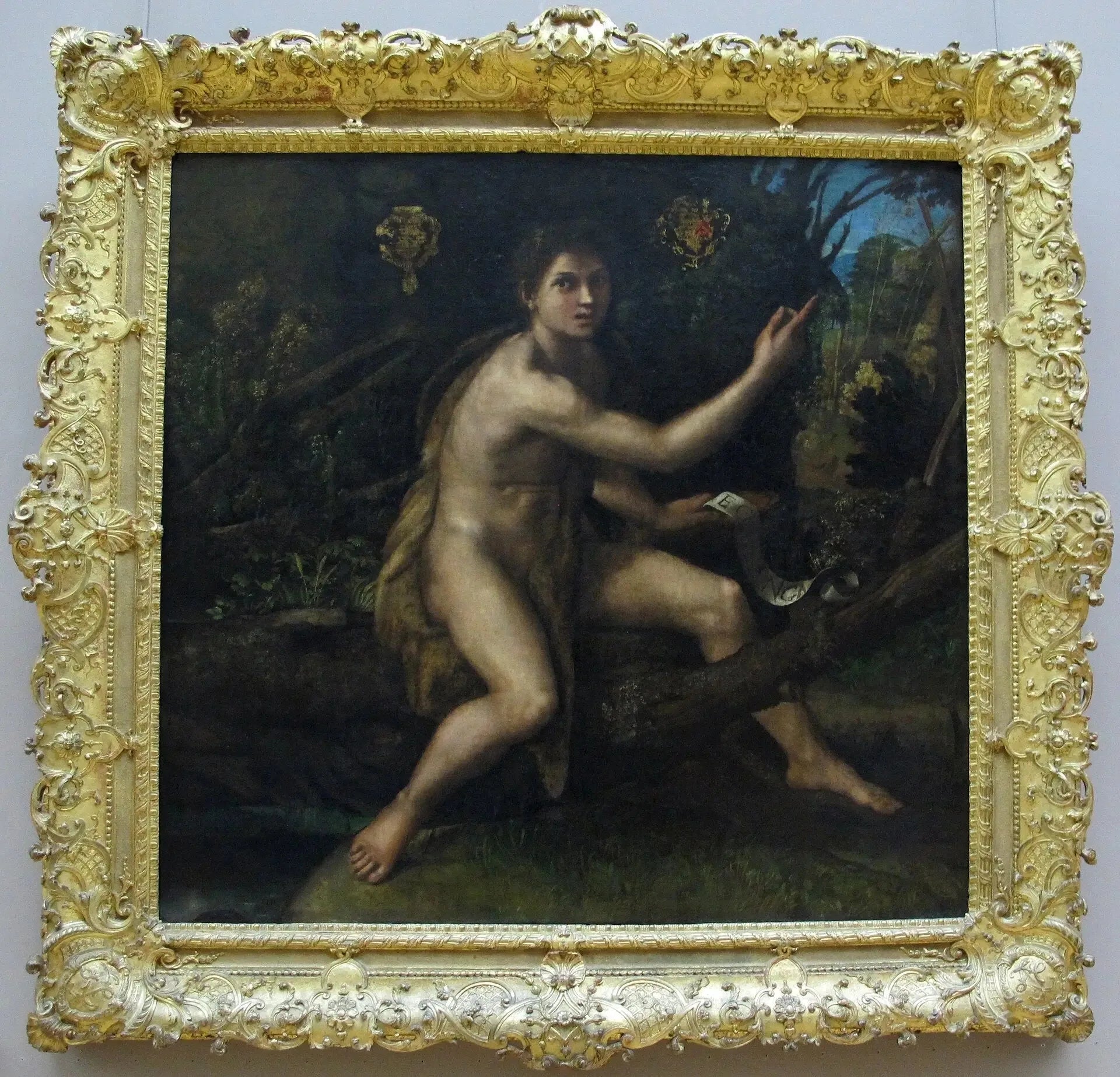 Saint Jean-Baptiste dans le désert désignant la croix de la Passion - Raphaël Sanzio image 2 reproduction d’œuvre d’art à l’huile