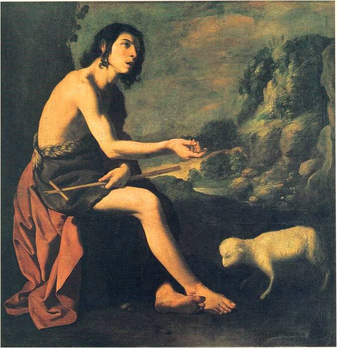 Święty Jan Chrzciciel na pustyni - Francisco de Zurbarán
