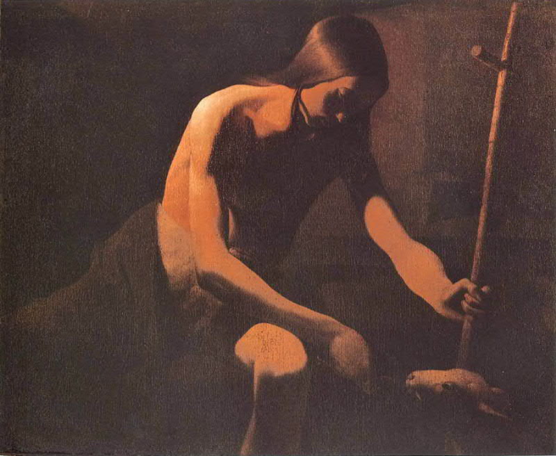 Święty Jan Chrzciciel na pustyni - Georges de La Tour