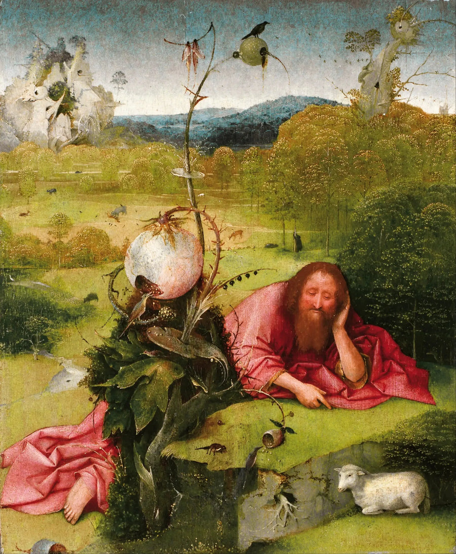 Święty Jan Chrzciciel na pustyni - Hieronymus Bosch