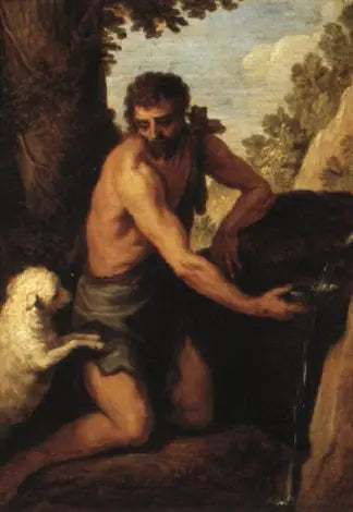 Święty Jan Chrzciciel - David Teniers Młodszy