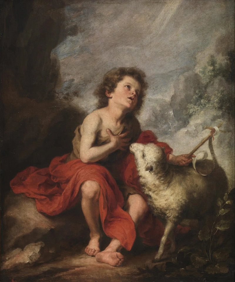 Święty Jan Chrzciciel jako dziecko - Bartolomé Esteban Murillo
