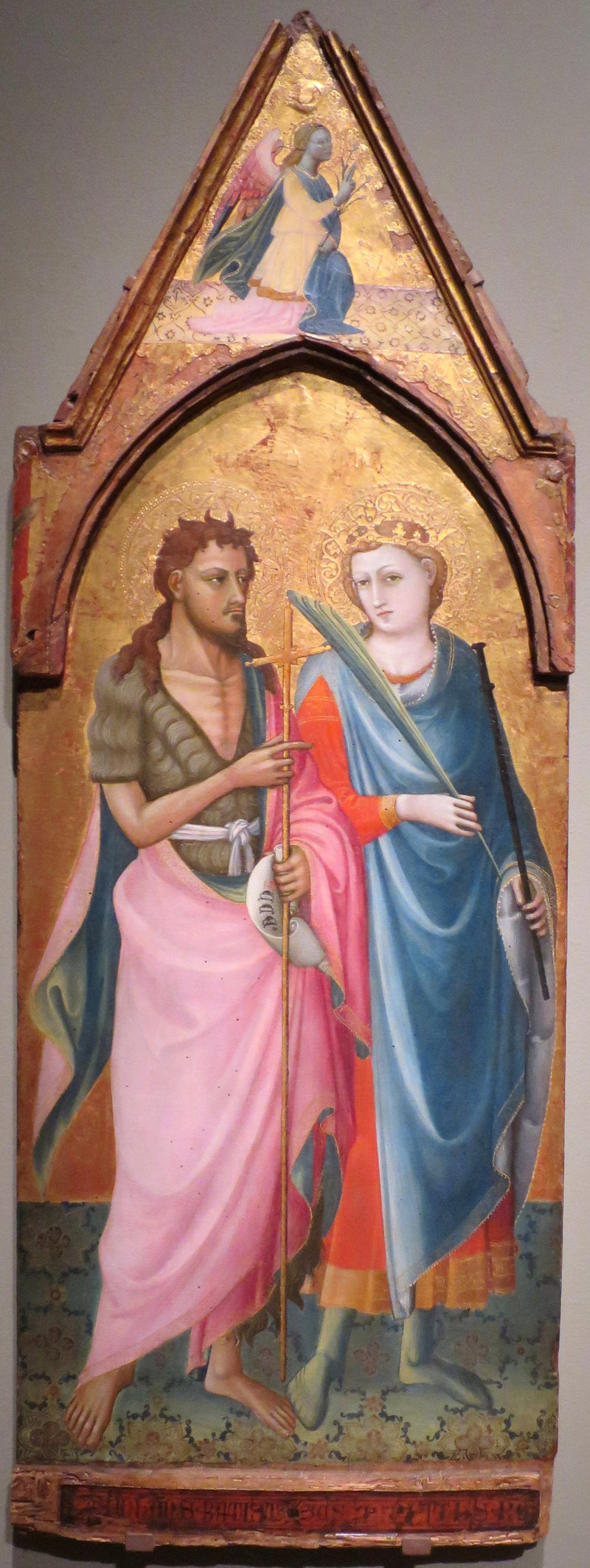 Święty Jan Chrzciciel i Święty Miniato - Bicci di Lorenzo