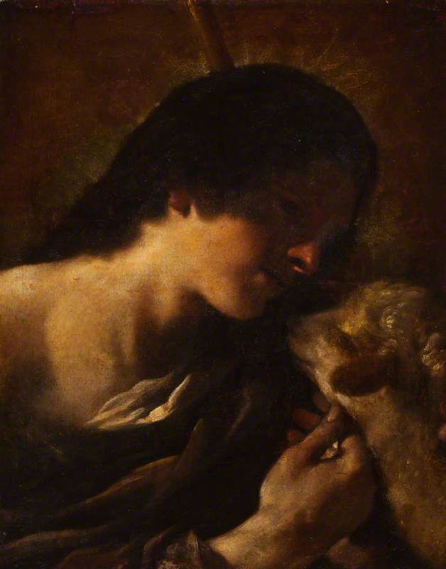 Święty Jan Chrzciciel - Guercino