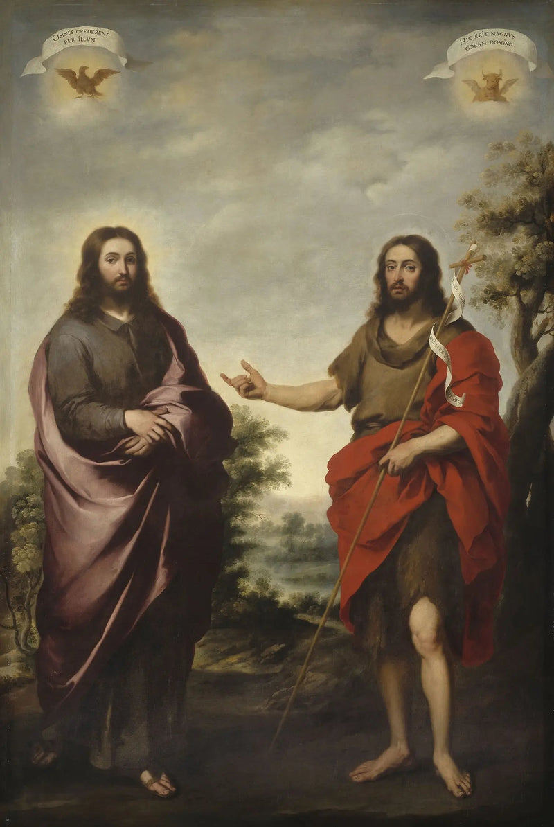 Święty Jan Chrzciciel pokazujący Chrystusa - Bartolomé Esteban Murillo