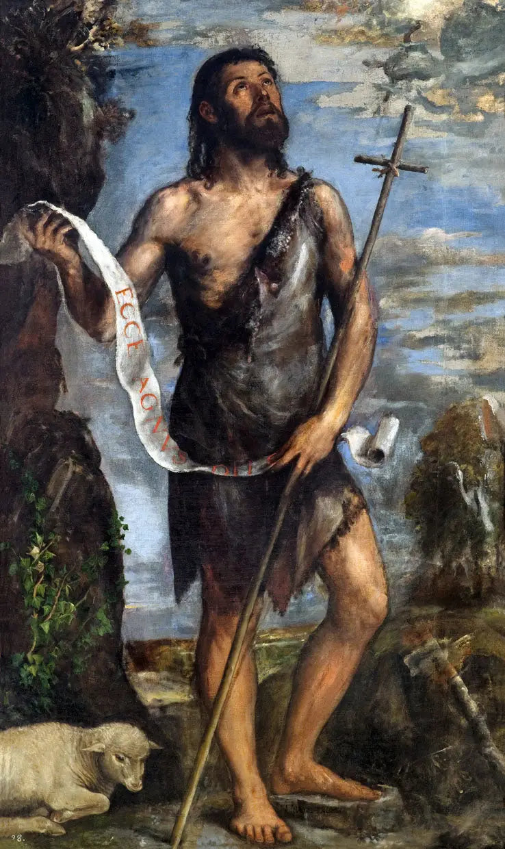 Święty Jan Chrzciciel - Tytian