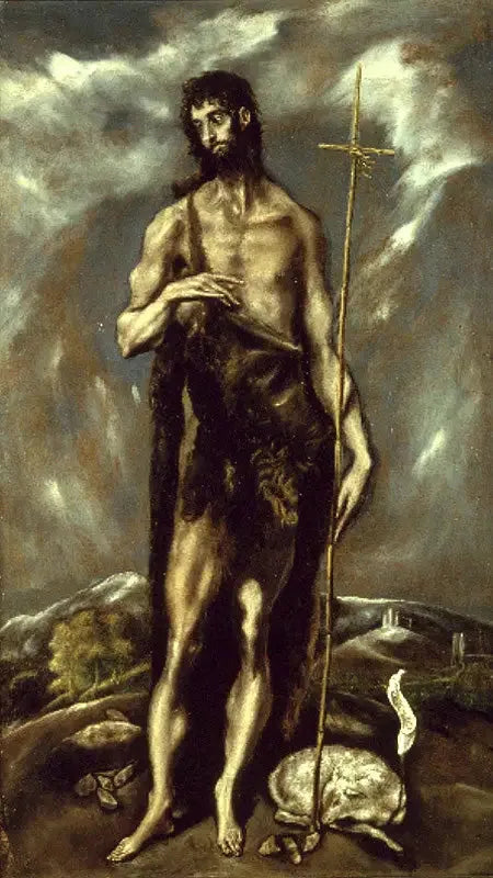 Święty Jan Chrzciciel, Walencja - El Greco