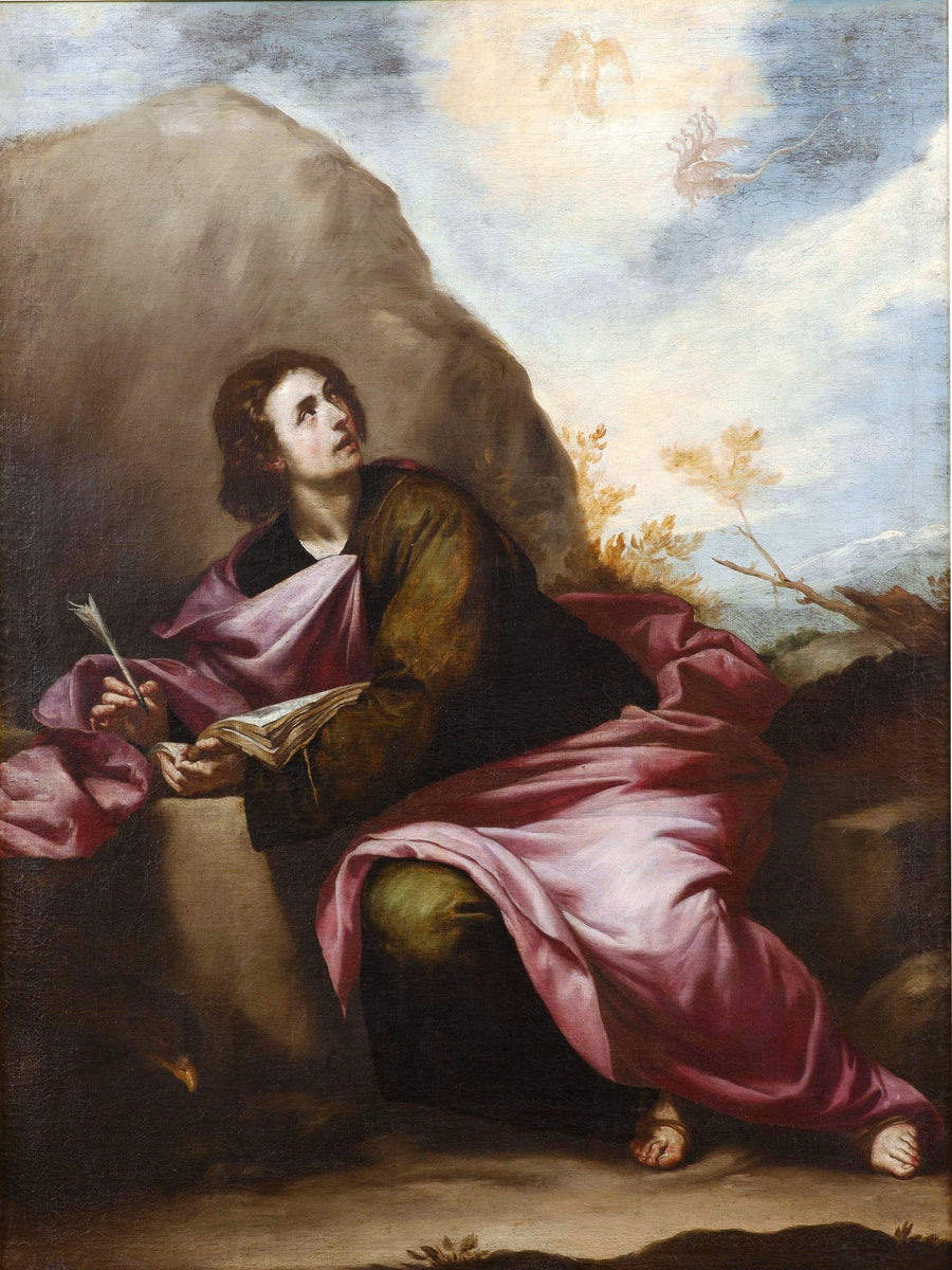 Święty Jan Ewangelista na Patmos - Alonso Cano