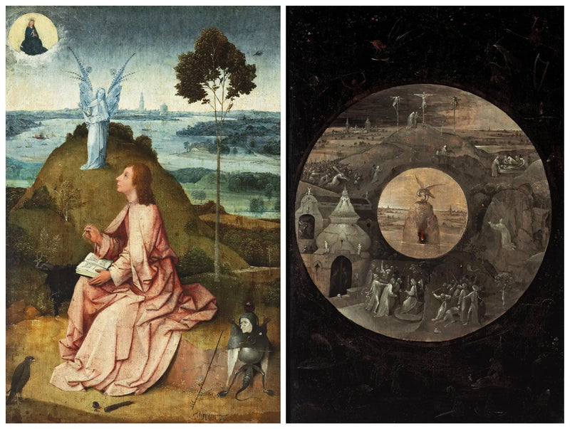 Święty Jan Ewangelista na Patmos - Hieronymus Bosch