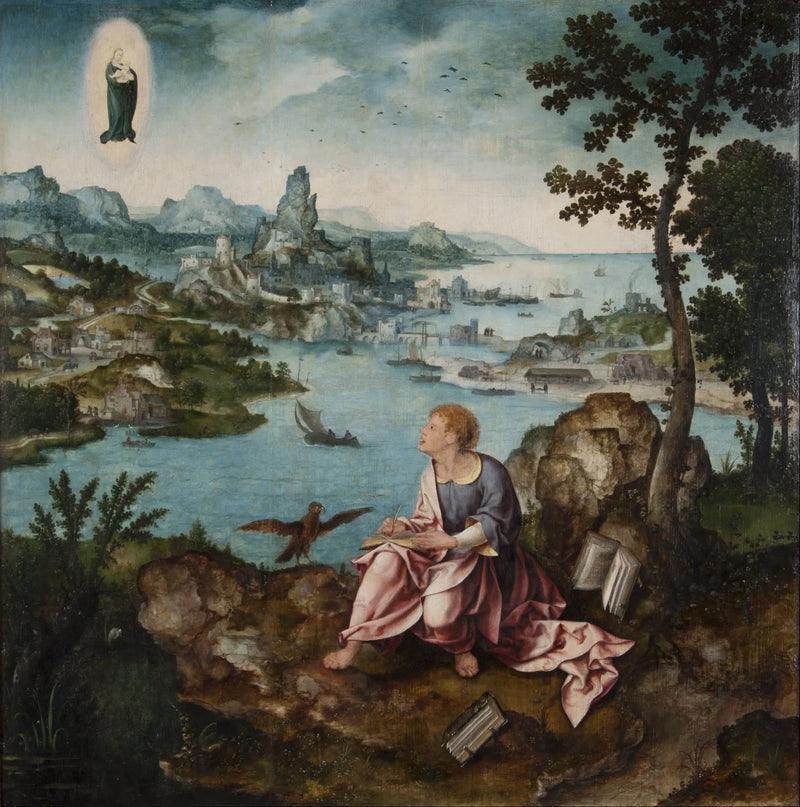 Święty Jan Ewangelista na Patmos - Joos van Cleve