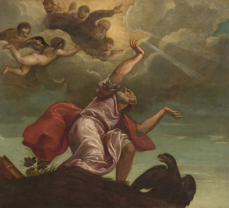 Święty Jan Ewangelista na Patmos - Titian