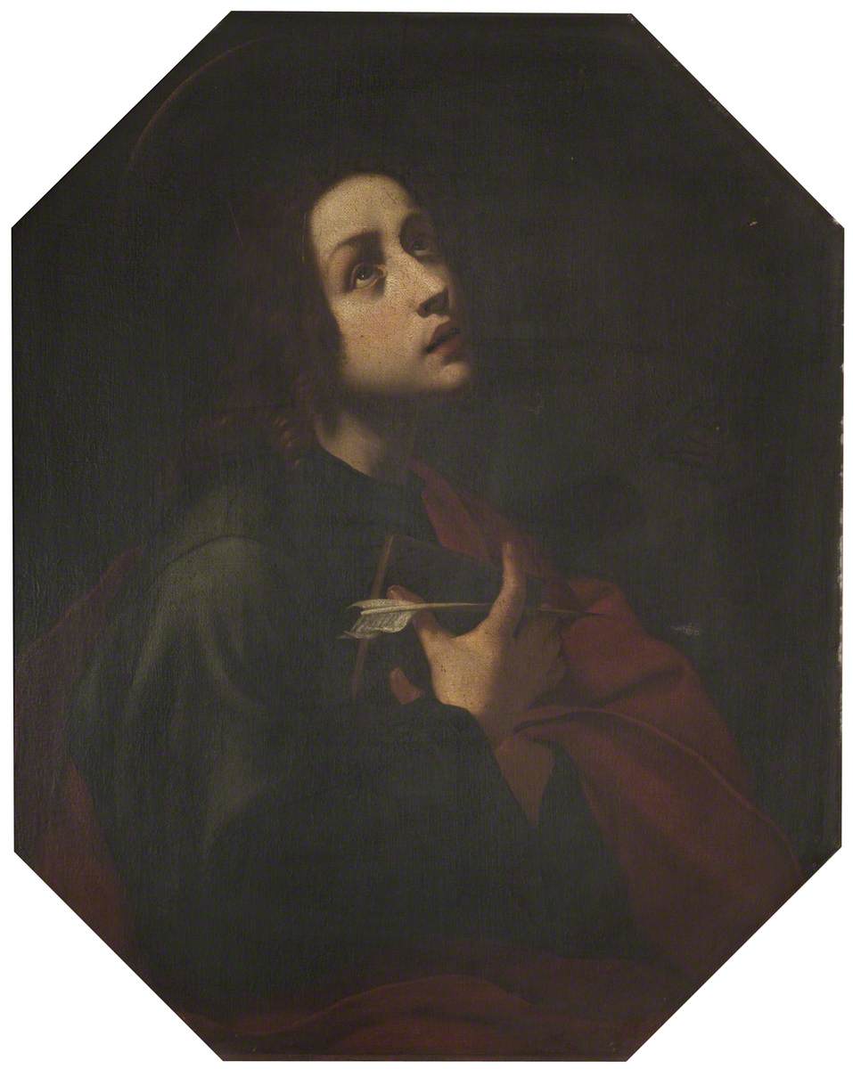 Saint Jean l'Évangéliste - Carlo Dolci image 1 copie de tableau peinte à la main