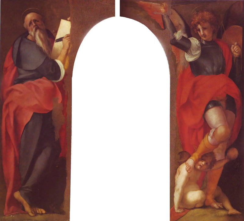 Święty Jan Ewangelista i Archanioł Michał - Pontormo