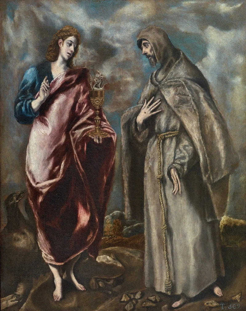 Święty Jan Ewangelista i Święty Franciszek z Asyżu - El Greco