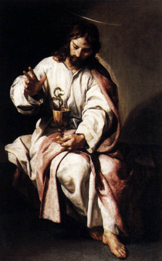 Święty Jan Ewangelista i zatruta kielich - Alonso Cano