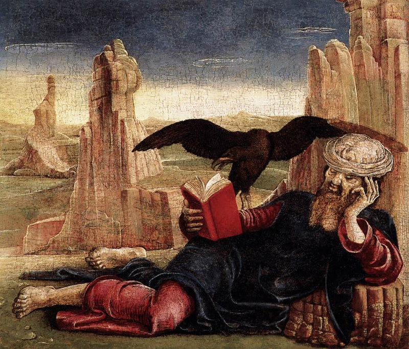Święty Jan Ewangelista na Patmos - Cosmé Tura