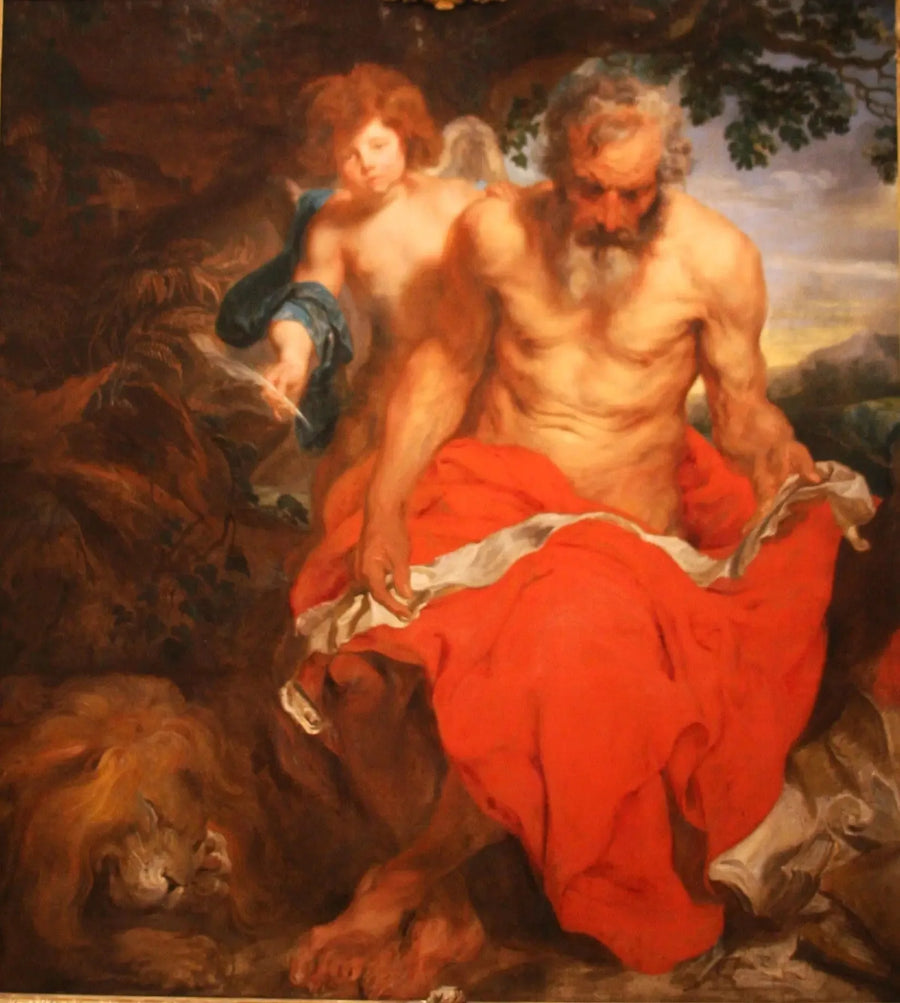 Święty Hieronim - Antoine van Dyck