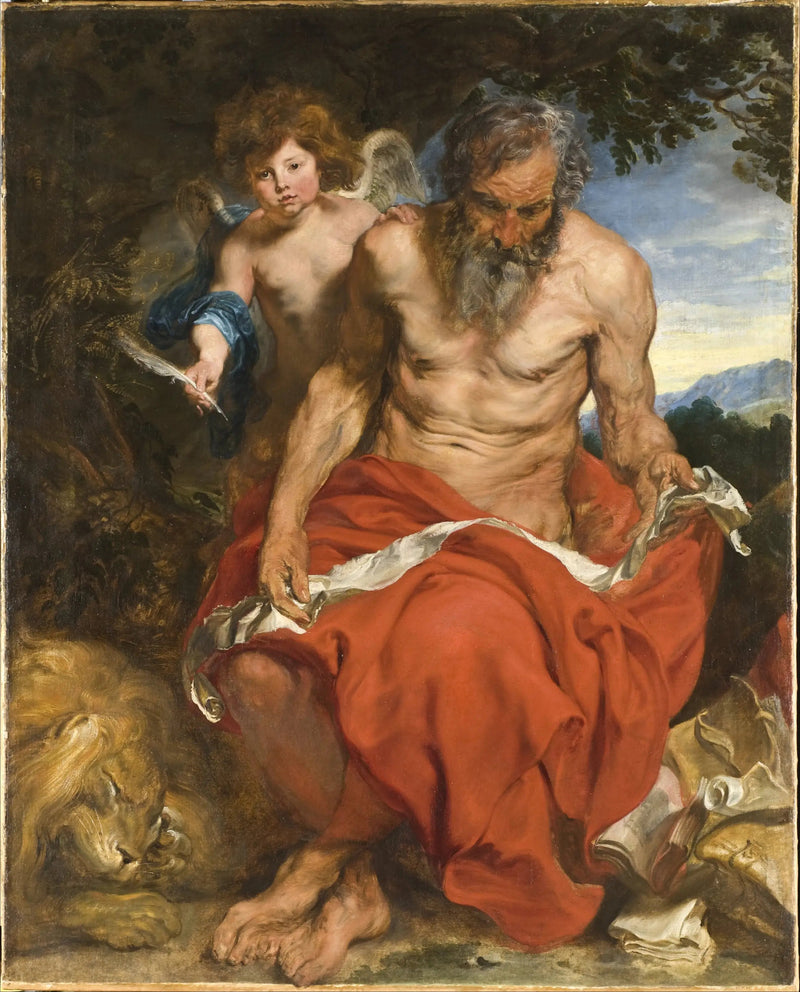 Święty Hieronim - Antoine van Dyck