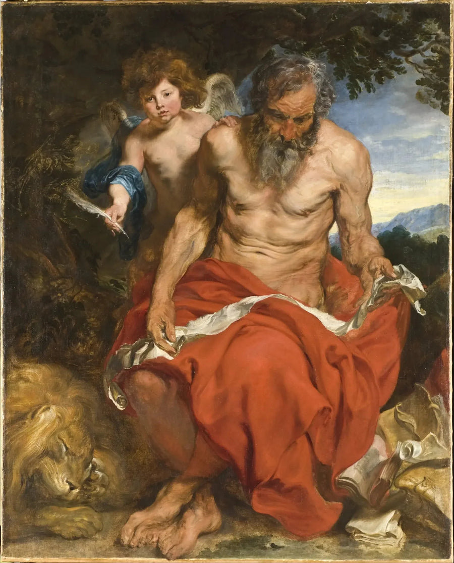 Święty Hieronim - Antoine van Dyck