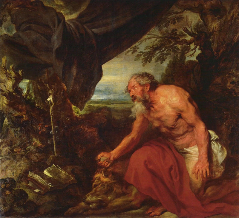 Święty Hieronim - Antoine van Dyck